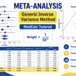 Meta-Analysis Generic Inverse Variance Method in MedCalc: Complete Guide