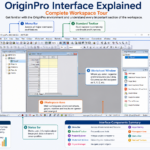 OriginPro Interface Explained: Complete Workspace Tour for Beginners