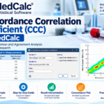 Concordance Correlation Coefficient in MedCalc: Method Comparison and Agreement Analysis