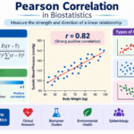 Pearson Correlation in Biostatistics: Formula, Steps, Example and Interpretation